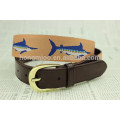 mens fashion embroidery belt